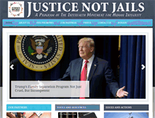 Tablet Screenshot of justicenotjails.org